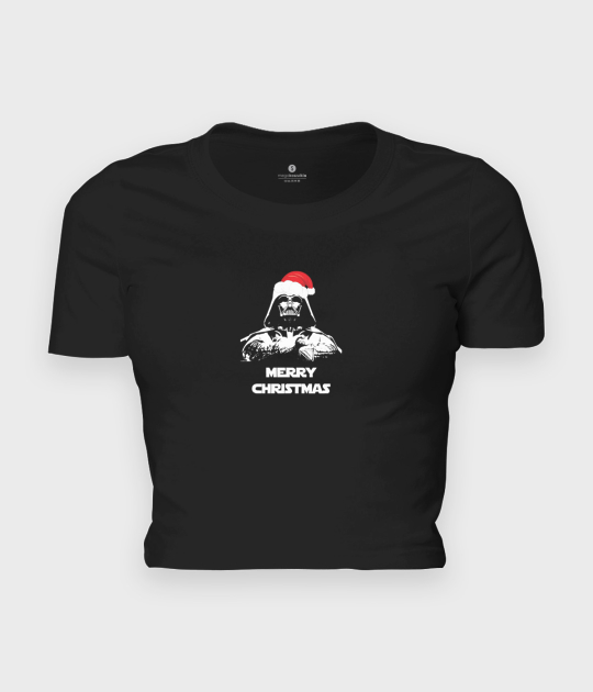 Koszulka damska cropped Vader christmas