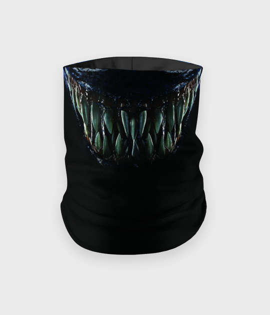 Komin na twarz fullprint z zębami Venoma