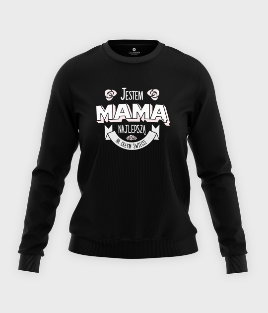Bluza klasyczna damska Najlepsza mama na całym świecie