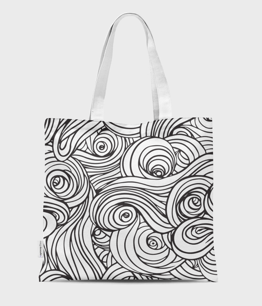 Torba full print Spirale