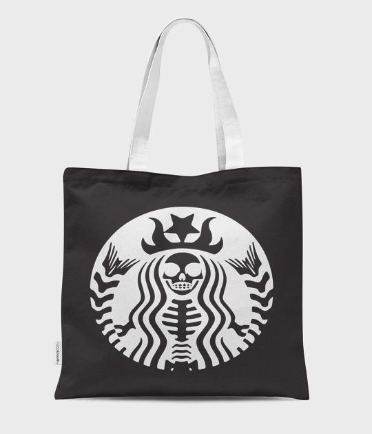 Torba full print Coffee mermaid