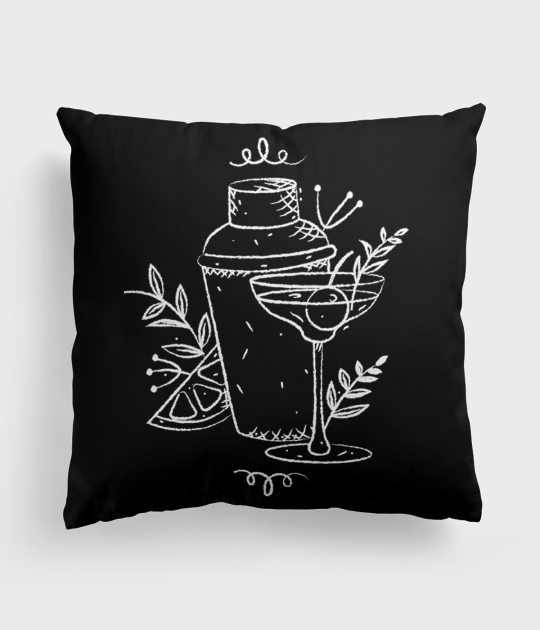 Poduszka full print Koktajl