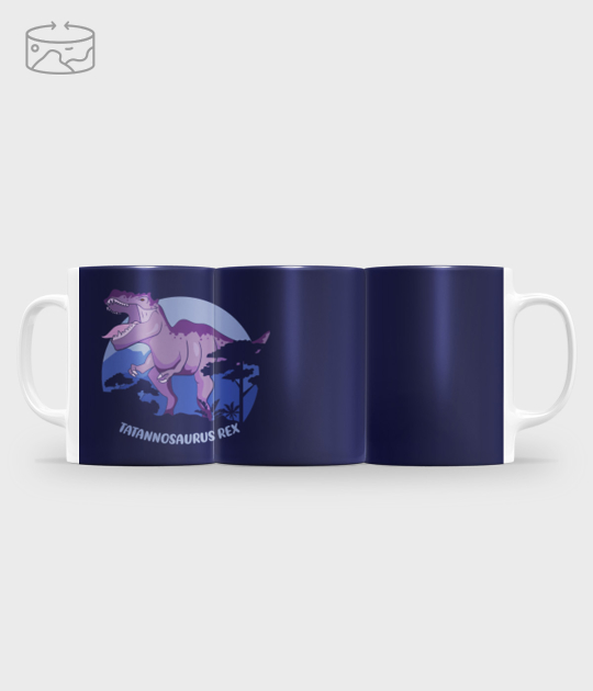 Kubek full print (panorama) Tatannosaurus Rex