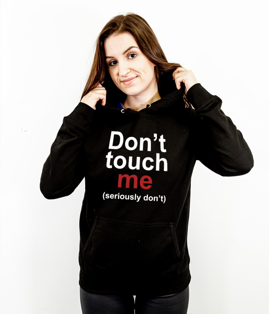 Bluza damska z kapturem Serafin Do Not Touch Me