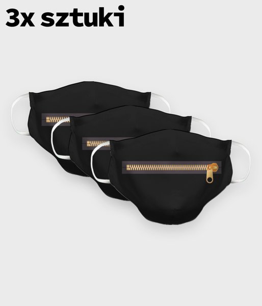 3-pack - Zamek Premium - maska na twarz premium