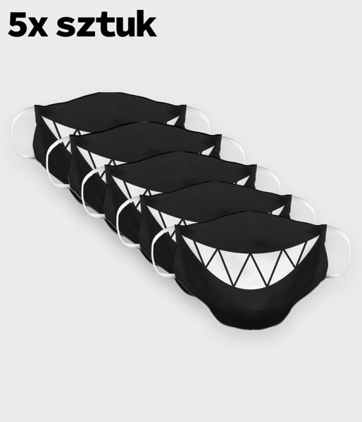 5-pack -  Creepy SmilePremium - maska na twarz premium