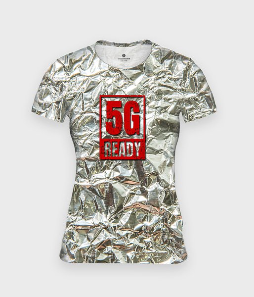5G Ready - koszulka damska fullprint
