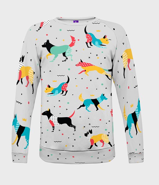 Abstract Dogs - bluza damska fullprint