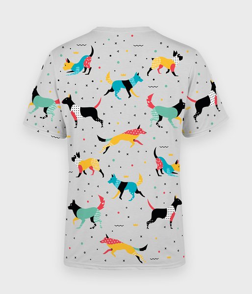 Abstract Dogs - koszulka męska fullprint-2