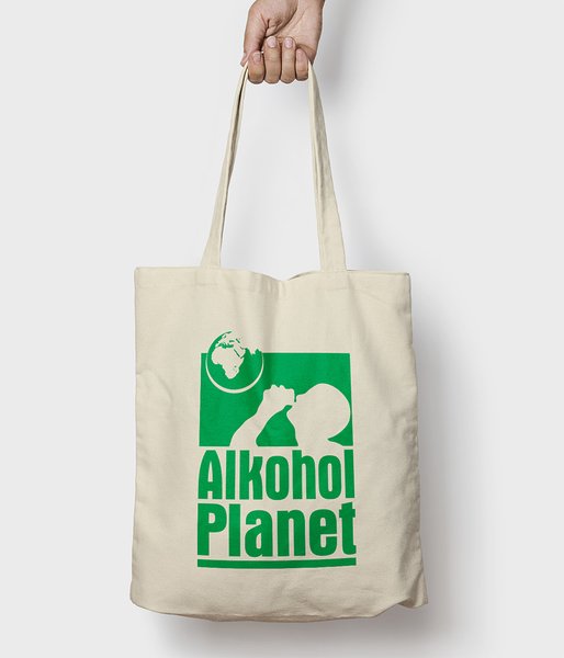 Alkohol planet - torba bawełniana
