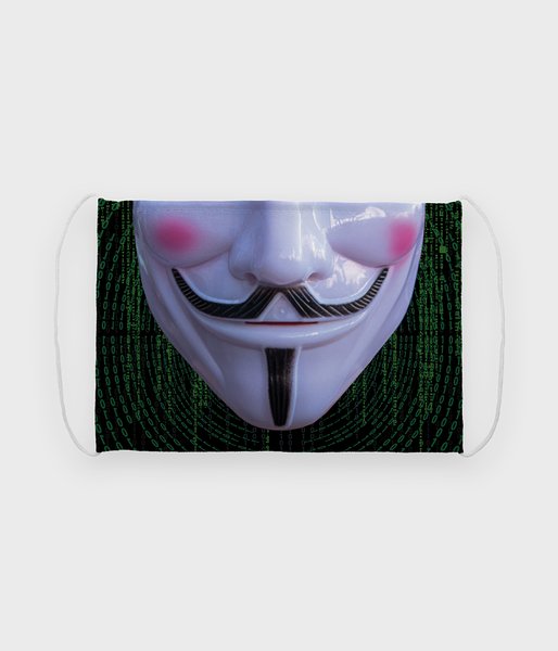 Anonymous 2 - maska na twarz fullprint
