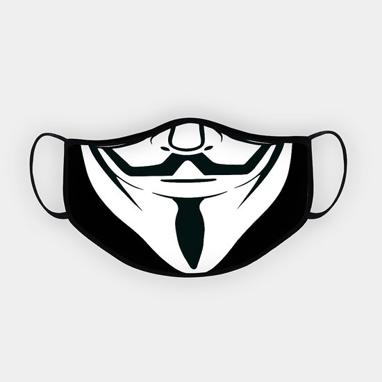Anonymous - maska na twarz standard