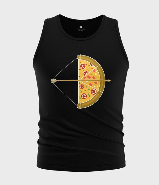 Arrow pizza - koszulka męska bez rękawów