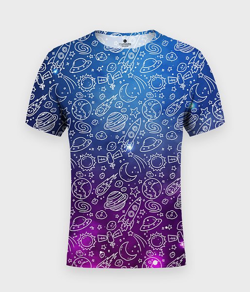 Astro doodles - koszulka męska fullprint