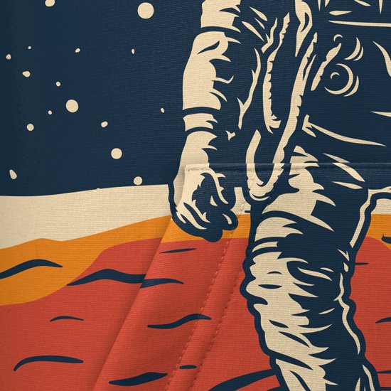 Astronauta - bluza męska fullprint z kapturem-3
