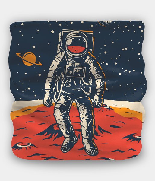 Astronauta - komin zimowy fullprint