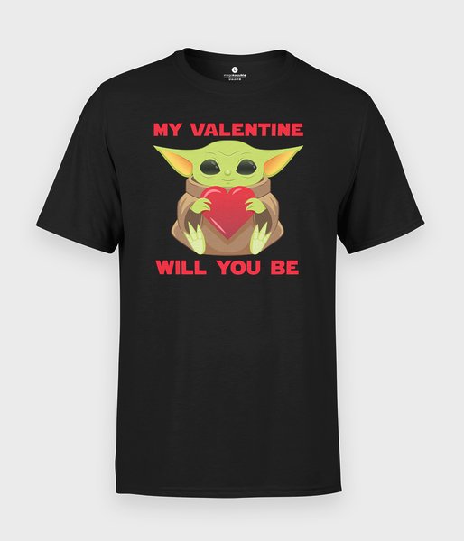 Baby Yoda Valentines - koszulka męska