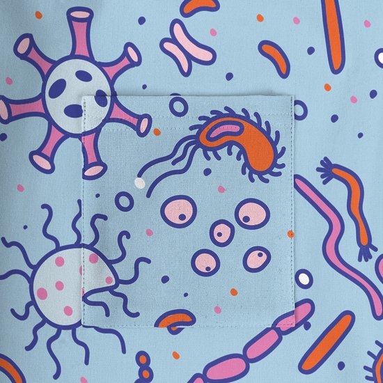 Bakterie - spodnie dresowe męskie fullprint-3