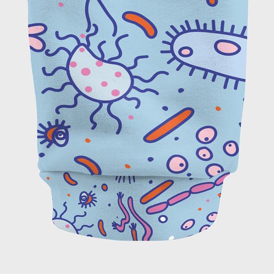 Bakterie - spodnie dresowe męskie fullprint-4