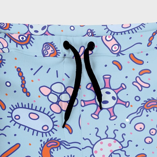 Bakterie - spodnie dresowe męskie fullprint-5