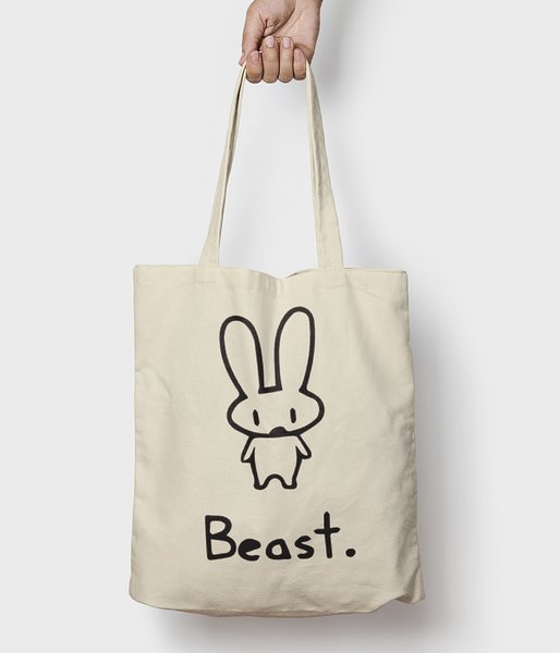 Beast Bunny - torba bawełniana
