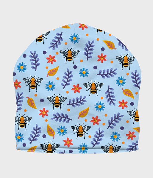 Bees - czapka zimowa fullprint