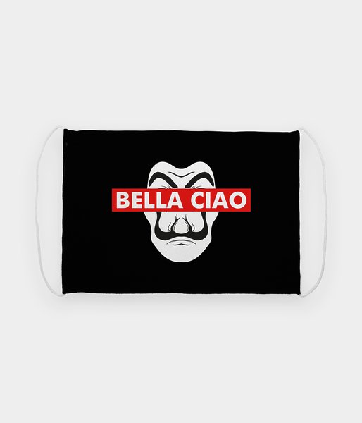 Bella ciao Dali - maska na twarz fullprint