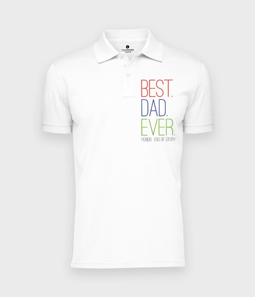 Best dad ever - koszulka polo męska
