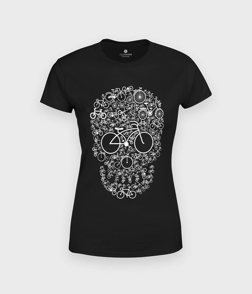 Bicycle Skull - koszulka damska