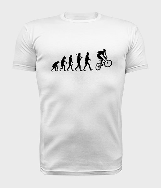 Bike evolution - koszulka męska premium
