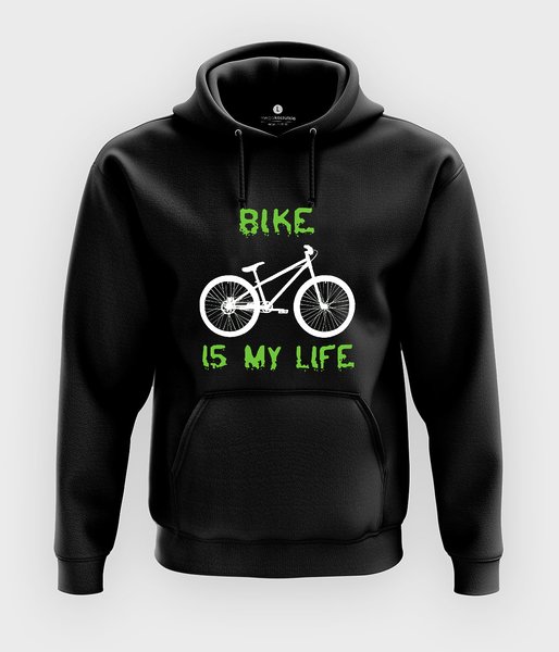 Bike is my life - bluza z kapturem