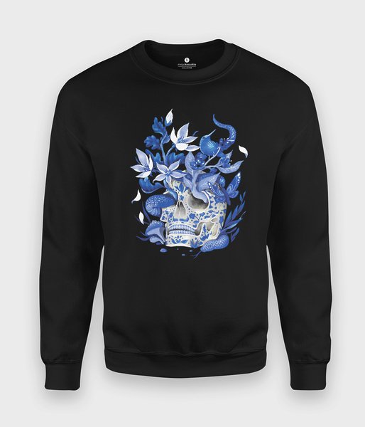 Blue Skeleton - bluza klasyczna