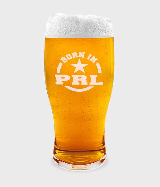 Born in PRL - szklanka do piwa