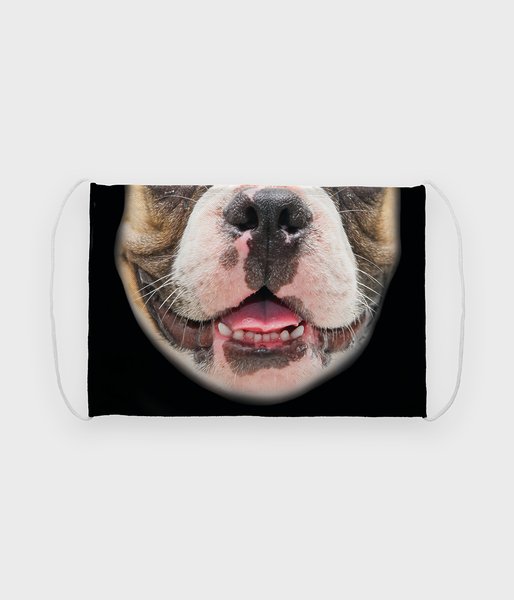 Bulldog - maska na twarz fullprint