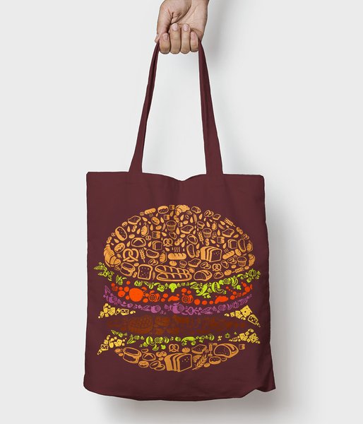 Burger - torba bawełniana