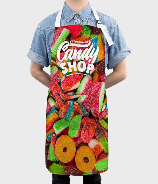 Candy shop - fartuch fullprint