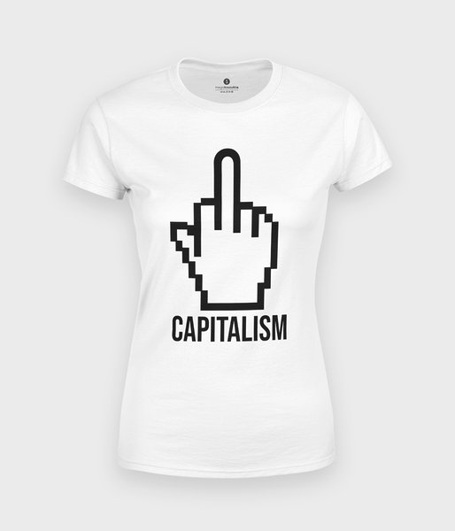 Capitalism - koszulka damska
