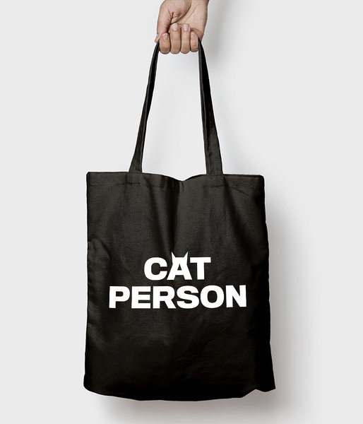 Cat Person - torba bawełniana