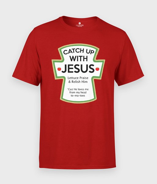 Catch up with Jesus - koszulka męska
