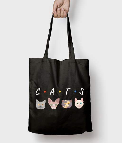 CATS - torba bawełniana