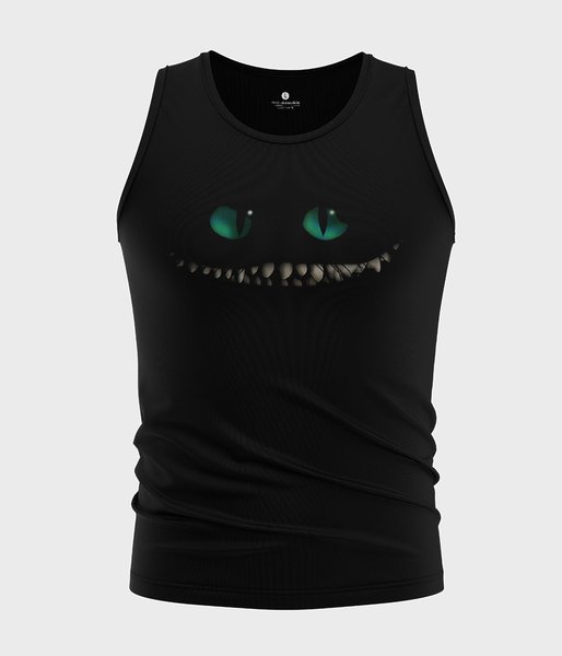 Cheshire cat - koszulka męska bez rękawów