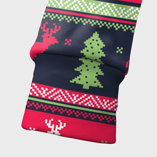 Christmas sweater - bluza męska fullprint z kapturem-4