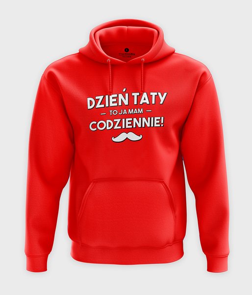 Codziennie - bluza z kapturem