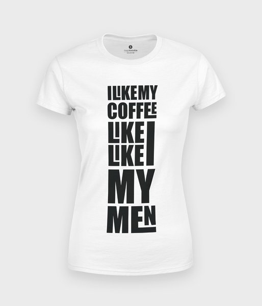 Coffee men - koszulka damska