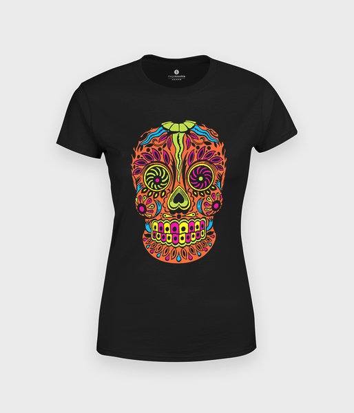 Colorful Skull - koszulka damska