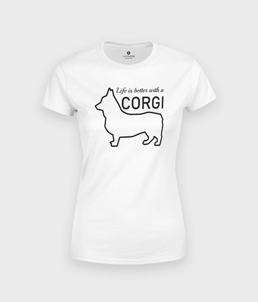 Corgi - koszulka damska