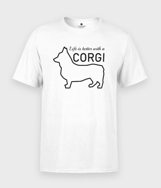 Corgi - koszulka męska