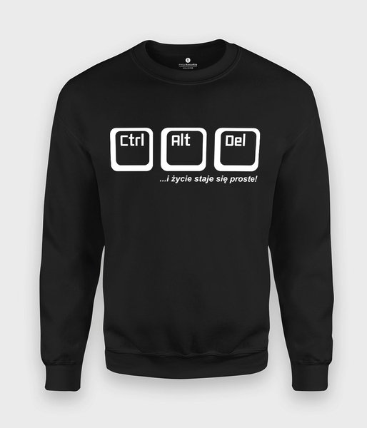 Ctrl + Alt + del - bluza klasyczna