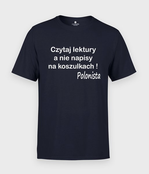 Czytaj lektury  - koszulka męska