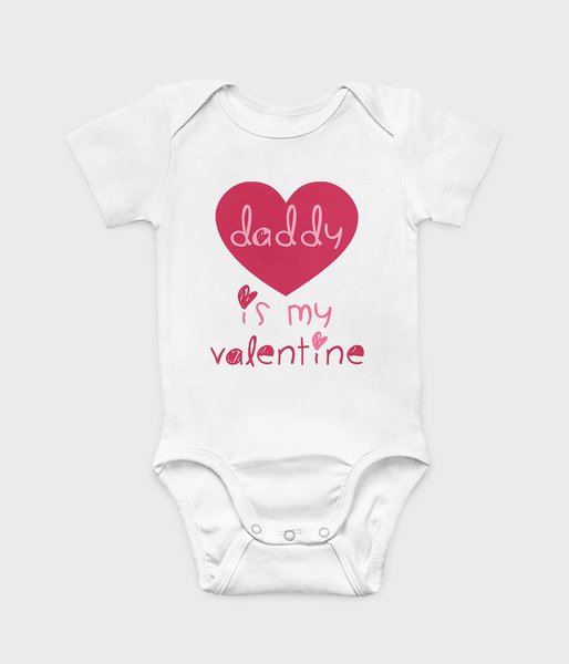 Daddy is my Valentine - body dziecięce